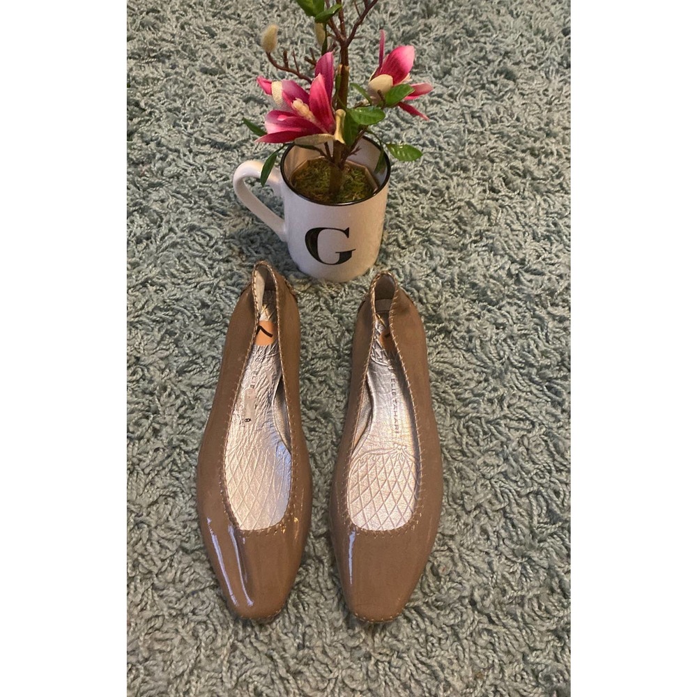 Elie Tahari patent leather flats